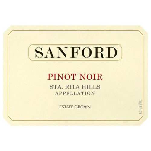 Sanford Sta. Rita Hills Pinot Noir 2018