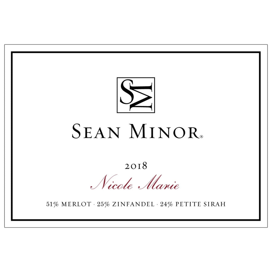 Sean Minor Nicole Marie Red Blend 2018