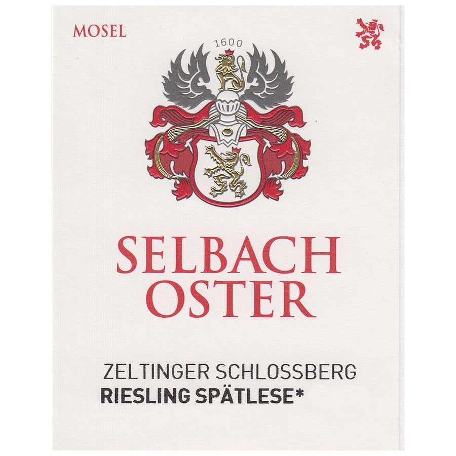Selbach Oster Zeltinger Schlossberg Riesling Spatlese 2019