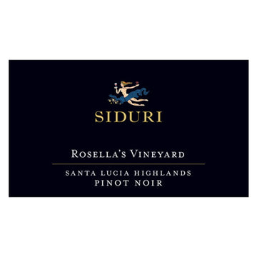 Siduri Rosella's Vineyard Pinot Noir 2016