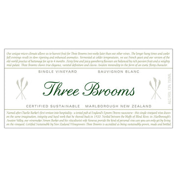 Three Brooms Sauvignon Blanc 2022