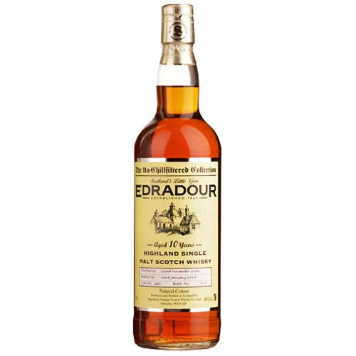 Edradour 10yr Unchillfiltered Single Malt Scotch