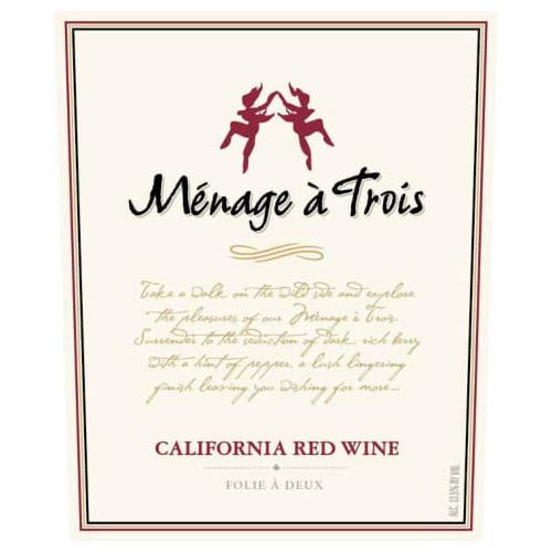 Menage a Trois Red Blend 2018