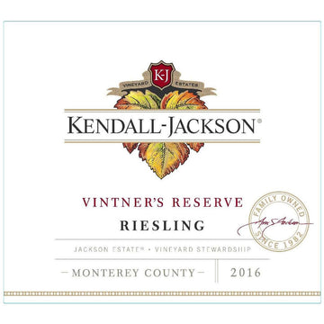 Kendall Jackson Vintners Reserve Riesling 2017