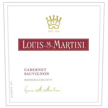 Louis Martini Sonoma Cabernet Sauvignon 2017