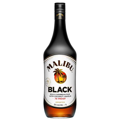 Malibu Black Coconut Flavored Rum